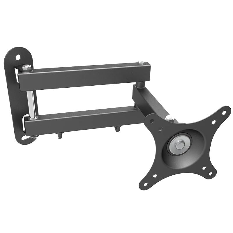 INFRI Staffa universale regolabile per TV a parete universale girevole supporto TV per schermo piatto LCD LED da 14 a 32 pollici (WMX012-3)