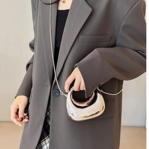 Image of Acrylic Handbags for Women Cute Acrylic Clutch Small Unique Purse Trendy Metal Evening Bag for Party Cocktail