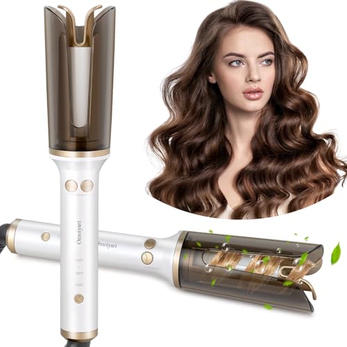 Omoiyari Automatic Rotating Curling Iron, 1 Inch Hair Curler with