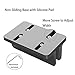 immagine 1MOSISO Supporto Verticale per Laptop, Supporto da Tavolo in Lega di Alluminio Salvaspazio Compatibile on iPad PRO/MacBook Air/MacBook PRO/Surface PRO e Altri Laptop Notebook,Nero