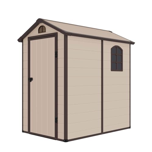 Gardiun Caseta de Resina Marsala Crudo/Marrón 2,47 m² Ext. 132x190x203 cm