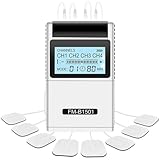 Tens Electroestimulador, Electroestimulador Muscular con 15 Modos 20 Intensidades, Electroestimulador Tens de Salida...