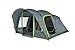 Coleman Vail familiare per 6 Persone, Grande Tenda da Campeggio con 3 Scomparti Extra Large e vestibolo, Montaggio rapido, Impermeabile WS 4000 mm Unisex, Grigio
