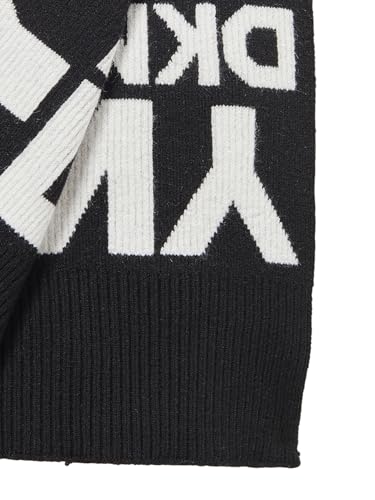 DKNY Women's Accessories Scarf,Black,0S3