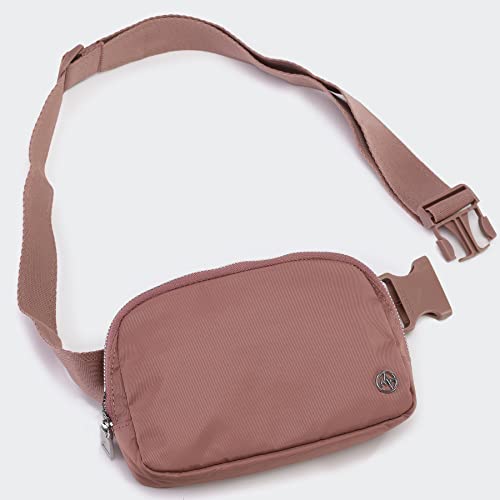 Unisex Belt Bag, Pander 1L Everywhere Fanny Pack For Women With Adjustable Strap, Small Waist Pouch For Workout Running Traveling Hiking (One Size, Dune) #TOP1