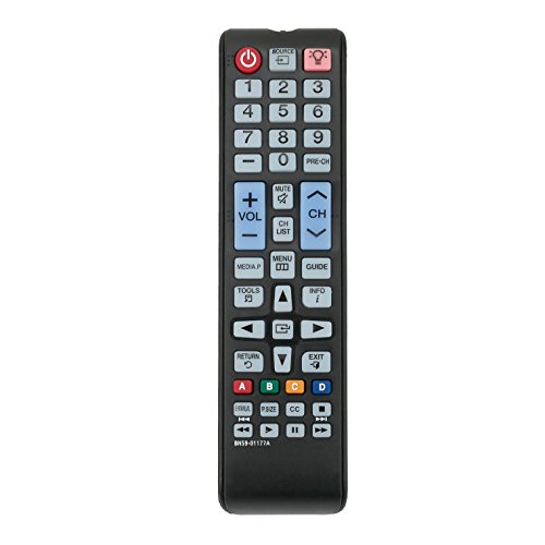 Bn59-01177A Replace Remote Control Fit For Samsung Plasma Tv Hdtv Pn43F4500 Pn43F4500Bf Pn43F4550 Pn51F4500 Pn51F4550 Pn51F5300 Pn51F5350 Pn60F5300 Pn60F5350 Pn64H5000 Un32J4000Af #TOP1