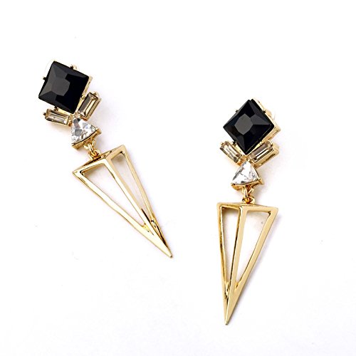QYMX Orecchino Donna, Triangle Christmas Earrings