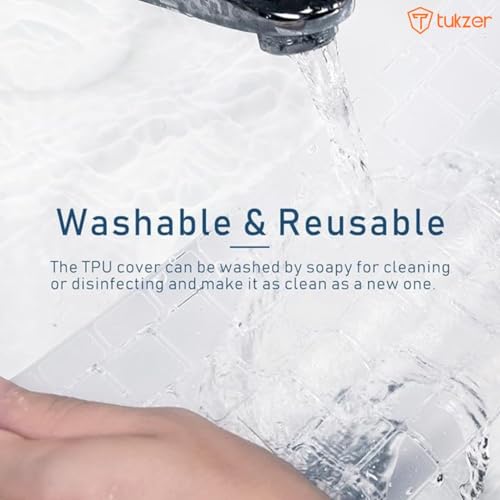 Image of Tukzer Ultra Thin Protector Skin Keyboard Cover for 2026-2021 M5 M4 M3 M2 M1 MacBook Air 13.6 inch 15 inch A3240 A3113 A2681 A3241 A3114 A2941, Pro 14 inch 16 inch A3434 A3112 A3185 A3401 A3403 A2442, Neo 13 inch A3404