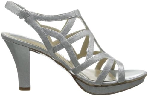 Naturalizer Women's Danya Dress Sandal,Silver Crosshatch,10 M US | Image 5