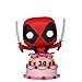 POP Marvel: Deadpool 30th - Deadpool in Cake, Multicolor, Standard