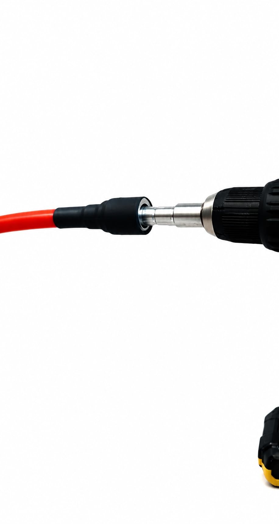 Sonda sturatubi professionale rotazione con trapano, Sturatubi per sgorgare e pulire tubi di scarico lavandini docce cucine lavatrici lavastoviglie, lunghezza sonda 4 metri