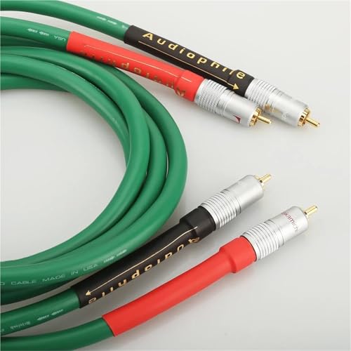 Cable RCA de cobre puro 0.5 m para audio HiFi miniatura 5