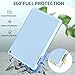 Fire HD 10 Tablet Case(13th Gen, 2023), Sonlaryin Dual Angle Lightweight Trifold Stand with Soft TPU Back Case for Fire HD 10 Kids & Kids Pro Tablet, Auto Wake/Sleep, Not Fit iPad Samsung, Sky Blue