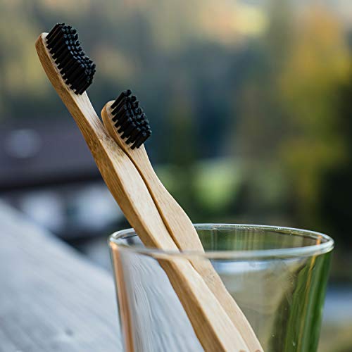 Outdoor Freakz - Spazzolino da denti in bambù, set...