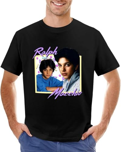 Jundao 80s Ralph Macchio T-Shirt Graphic t Shirt Blank t Shirts t Shirts for Men Cotton Size XXL