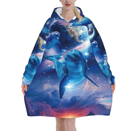 Couverture à capuche adulte cadeau femme original et chaud