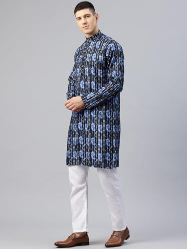 Image of Luxrio Kurta Set for Men Cotton Blend Kurta with Pyjama Set Ethnic Set