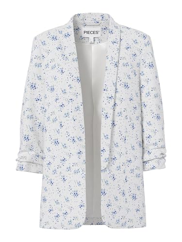 Blazer imprimé 3/4 Pieces coupe Noos BC motif délicat Cloud Dancer S