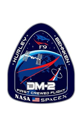 Spacex Crew Dragon Demo-2: Nice Notebook journal gift, blank lined Notebook 120 pages Size 6*9