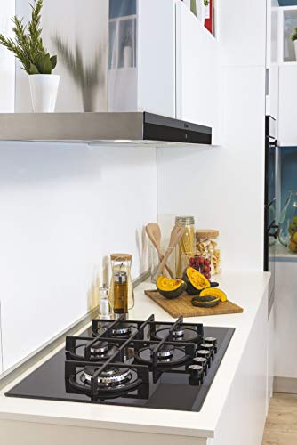 Candy-Essenza-CTS9CEX-Campana-extractora-90-CM-4-Niveles-Potencia-213W-596M3H-Salida-Libre-y-Recirculante-Temporizador-Filtros-Carbono-3-Paneles-Antigrasa-LED-4769DB-Clase-A-Inox-y-Negro