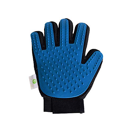 Naturasan Haustier Bürsten-Handschuh - Der unverzichtbare Profi-Fellpflege Handschuh - Sehr Effektive Enthaarung Fell-Bürste für Haustiere, Hunde und Katzen-Haar Cover