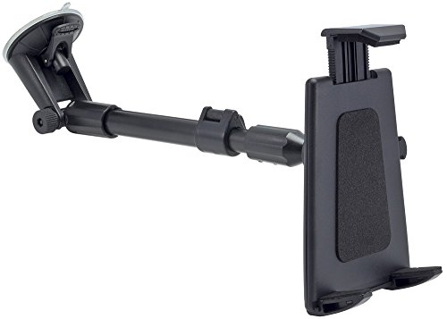 ARKON Mounts Tablet Long Arm Windshield Suction Mount Secure Tablet Holder Firm Windshield Suction Extendable Arm for Long Dashboards Compatible with iPad, Samsung, Google, and more TABPB117