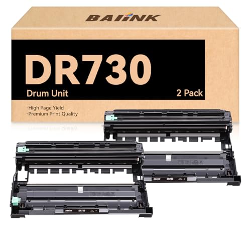 BAIINK Substituição de unidade de tambor DR730 compatível com Brother DR-730 DR 730 compatível com i