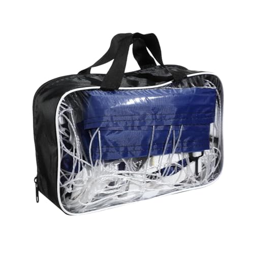 Pool -Volleyball -Netz, 15 × 3ft einstellbares Strandvolleyball -Netz mit tragbarer Beutel, Hochleistungs -Pool -Spiele für Garten, Wasserspiele, Outdoor, Badminton