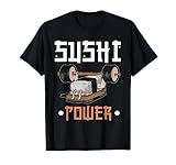 Sushi Power Funny Gym Vegetarian Muscle