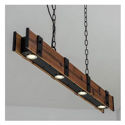 Lustre industriel LED chic pour éclairer un restaurant ou loft moderne