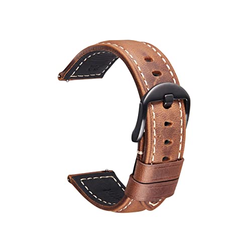 Bracelet montre 20mm cuir pour réparer votre strap usé Huawei