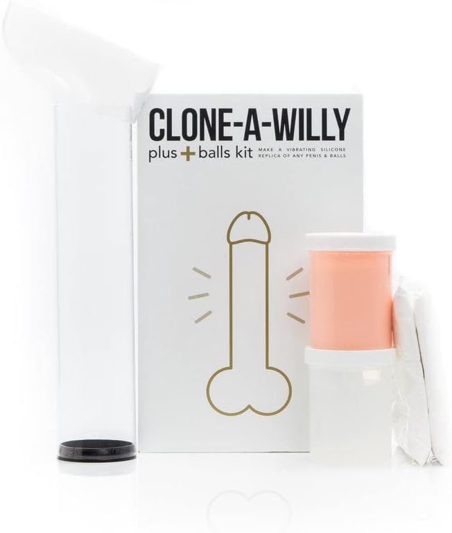Clone-A-Willy Do-It-Yourself Penis and Balls Molding Kit (Light Skin Tone)