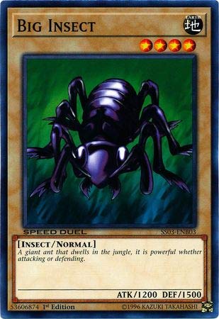 Amazon.com: Yu-Gi-Oh! - Big Insect - SS03-ENB03 - Common - 1st Edition -  Speed Duel Starter Decks