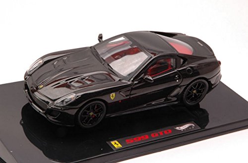 Hot Wheels - Elite - ferrari 599 gto, Escala 1/43, Color Negro