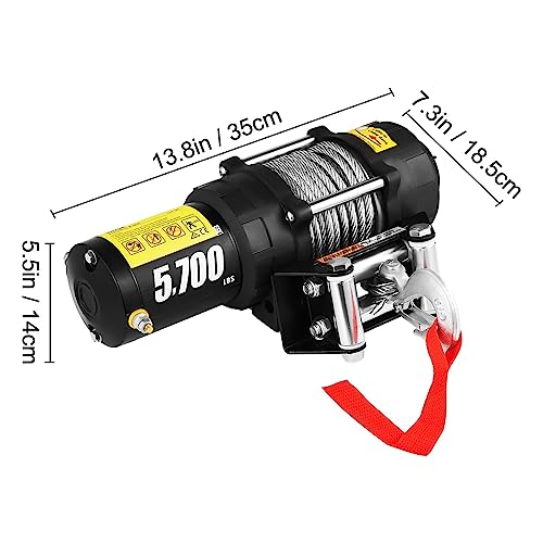 Winche Eléctrico Resistente 5700 lbs con Control Remoto miniatura 6