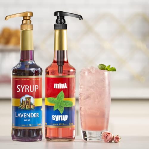 Image of ZIBUYU 6Pcs Coffee Syrup Pump 750ml Pump Dispenser Fit for 25.4Oz Bottles
