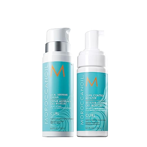 Crema Moldeadora de Rizos Moroccanoil 250 ml y Espuma Control 150 ml para definir el cabello