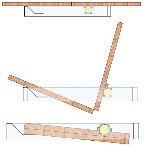 Axe de pivotement recoupable - pour rallonge de table - Métal - Zinc noir