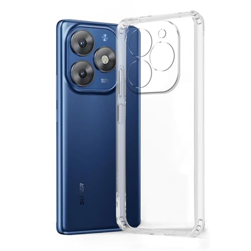Image of COVERBLACK Rubber Back Cover for Itel S681L / Itel S23 Plus - Transparent