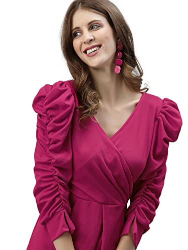 Image of SIRIL Women's Knitted stretchable Bodycon Lycra Dress