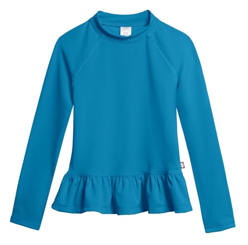 Image of Girls UPF 50+ Peplum Long Sleeve Rashguard