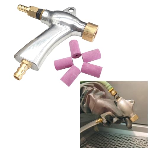Image of Sand Blaster Gun, Sandblasting Sandblaster Gun Kit for Sandblast Blast Cabinet with 5Pcs Ceramic Nozzles