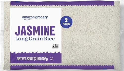 Amazon Grocery, Jasmine Long Grain Rice, 2 Lb