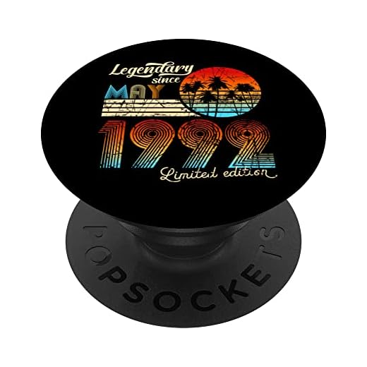 Cumpleaños Legendario Desde Mayo De 1992 Regalo. PopSockets PopGrip Intercambiable