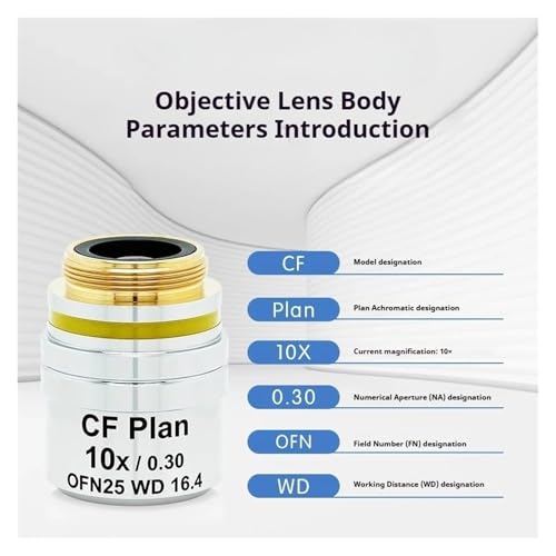 Objectif de microscope métallographique infini 5X type plan Nikon CF