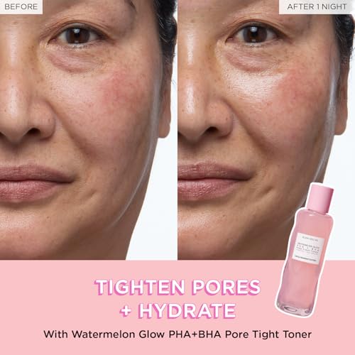 Glow Recipe PHA + BHA Face Toner - Korean Skin Care Pore Minimizer & Gentle Facial Exfoliator for Tightening, Hydrating & Exfoliating - Glycerin, Watermelon & Cactus Water (150ml) - Image 4