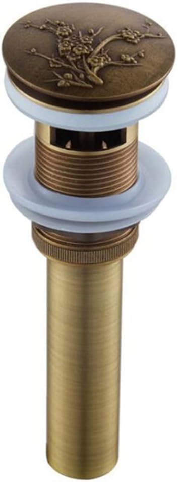 Bathroom Lavatory Basin Sink Up Drain Antique Finish Brass Material Waterlet Vanity Sink Waste Drainer(D)