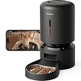 PETLIBRO Automatic Dog Feeder with Camera, Auto Cat Food Dispenser Slow Feeder Dog Bowl 1080P HD Video with Night Vision 5G WiFi Pet Feeder with 2-Way Audio, Stainless Steel Slow Food Tray