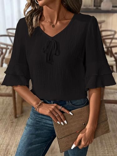 Image of TOPLOT Women's Top | Stylish Shirt Design | Comfortable Western Top| Easy Movement Structure | Trendy Look Styling | Versatile Perfect for Casual & Everyday Fashion (5231)