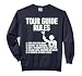 Tourist Leader Vacation Guide Flag Sightseeing Tour Guide Comfort Colors Adult Sweatshirt